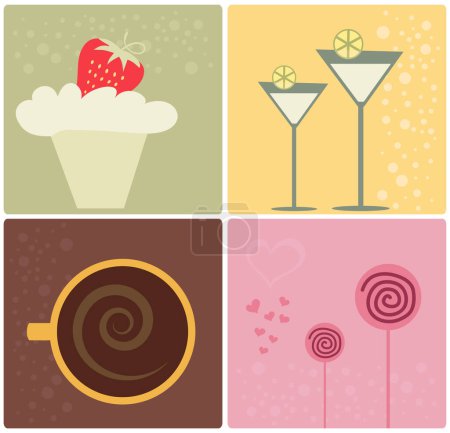 Téléchargez les illustrations : Image Food Design Elements - illustration couleur - en licence libre de droit