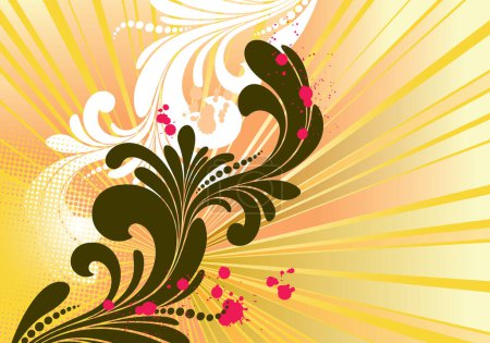 Illustration for Vector ornament In flower style - Royalty Free Image