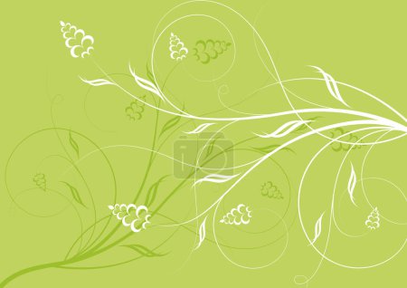 Téléchargez les illustrations : Fond de fleur abstrait, élément de design
. - en licence libre de droit