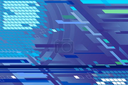 Illustration for Background of the future and high-tech. Vector. - Royalty Free Image