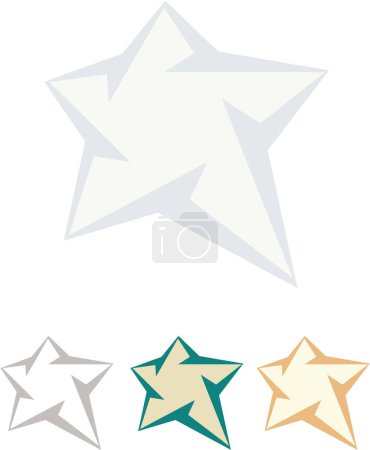 Illustration for Diamond star. image - color illustration - Royalty Free Image