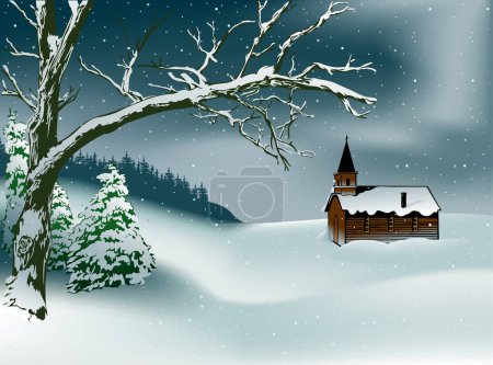 Illustration for Christmas theme 02 - High detailed vector illustration. - Royalty Free Image