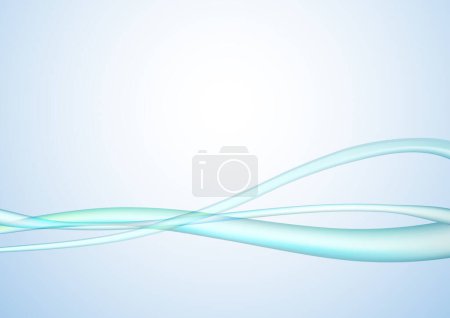 Illustration for Abstract lines background: composition of curved lines - great for backgrounds, or layering over other images - Royalty Free Image