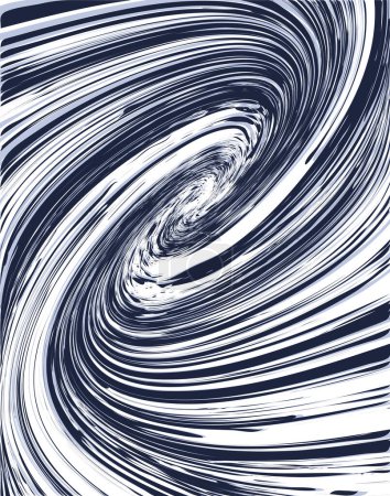 Illustration for Abstract editable vector design of a swirl pattern - Royalty Free Image