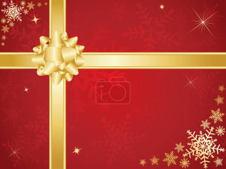 Ilustración de Arco de Navidad y cintas. Por favor, compruebe mi cartera para más ilustraciones de Navidad. - Imagen libre de derechos