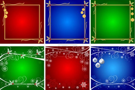 Illustration for Christmas abstract Background image - color illustration - Royalty Free Image