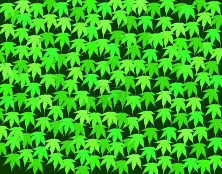 Ilustración de Diseño de vectores de fondo de hojas de arce en verano - Imagen libre de derechos