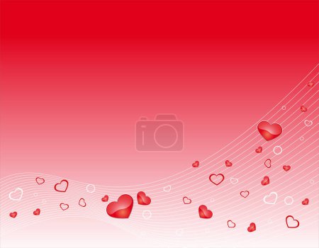 Téléchargez les illustrations : Illustration de fond Valentine LOVE - en licence libre de droit