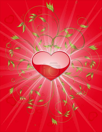 Téléchargez les illustrations : Illustration de fond Valentine LOVE - en licence libre de droit