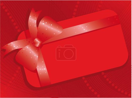 Ilustración de Fondo rojo de decoración de Navidad - Imagen libre de derechos