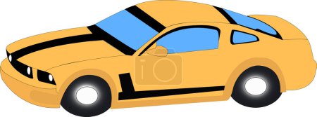 Téléchargez les illustrations : Image d'illustration de voiture - illustration en couleur - en licence libre de droit