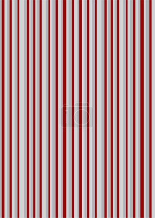 Ilustración de Patrón de raya retro (sin costuras) con gris y rojo - Imagen libre de derechos