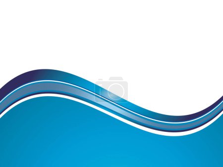Illustration for Vector abstract white background with colorful wave - Royalty Free Image