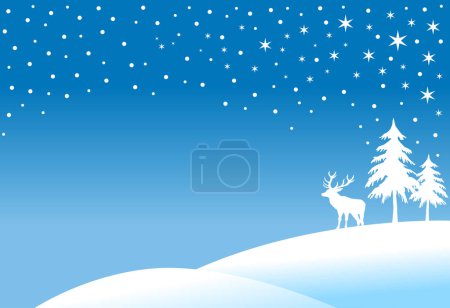 Ilustración de Imagen de fondo de Navidad - ilustración en color - Imagen libre de derechos