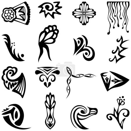 Several vector decorative elements in one packcage.