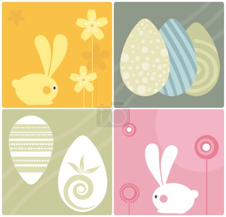 Ilustración de Imagen de elementos de diseño de Pascua - ilustración en color - Imagen libre de derechos