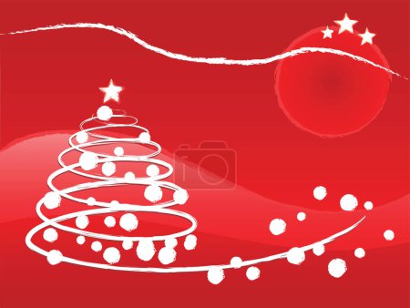 Ilustración de Árbol de Navidad Vector Ilustración - Imagen libre de derechos
