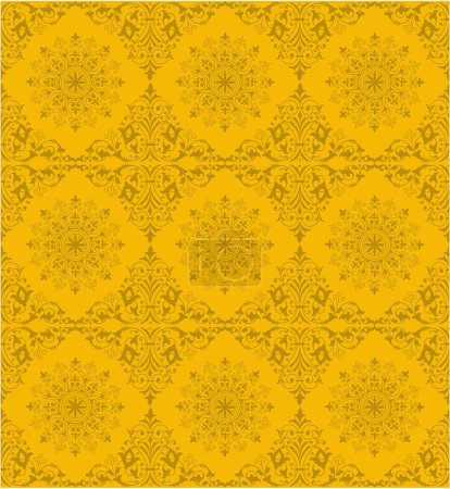 Illustration for Ornamental tile image - color illustration - Royalty Free Image