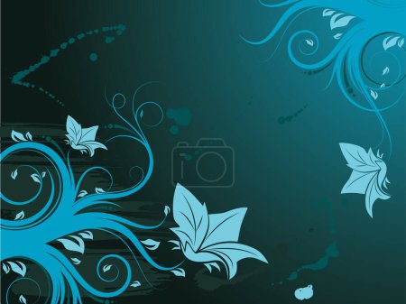 Illustration for Floral vector illustration. Suits well for design. - Royalty Free Image