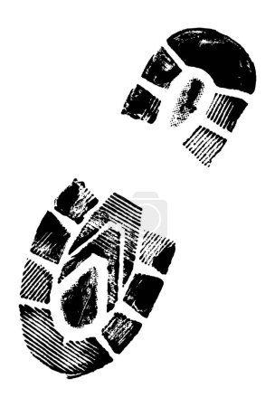 Ilustración de Impresión de arranque detallada en formato vectorial - Imagen libre de derechos