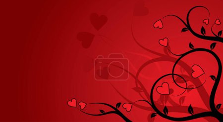 Ilustración de Fondo de San Valentín, ilustración vectorial - Imagen libre de derechos
