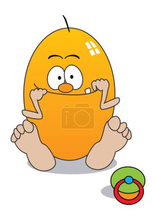 Illustration for Vector egg fully scalable and resizable - Royalty Free Image