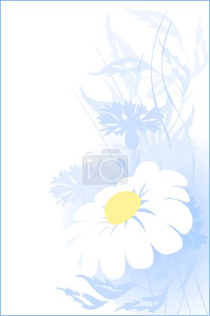 Téléchargez les illustrations : Image de conception florale illustration en couleur - en licence libre de droit