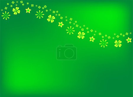 Téléchargez les illustrations : Fleurs aux couleurs vives sur fond vert printemps - en licence libre de droit