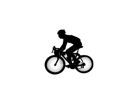 Ilustración de Silueta de bicicleta imagen - ilustración en color - Imagen libre de derechos