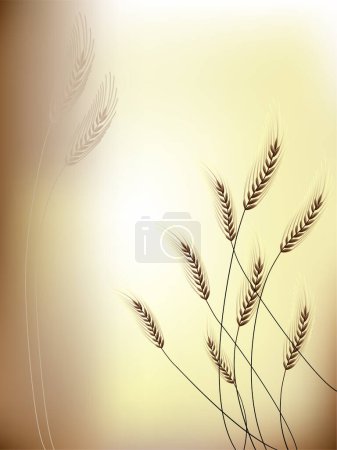 Ilustración de Fondo floral Engranajes - Vector EPS Ilustración - Imagen libre de derechos