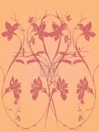 Illustration for Flower background,elements for design - Royalty Free Image