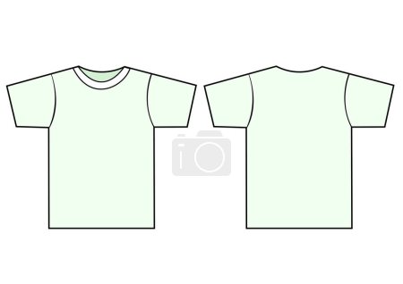 Illustration for T - shirt. flat design, vector illustration - Royalty Free Image