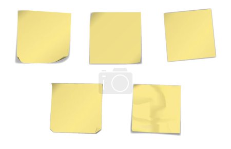 Illustration for Sticky note paper isolated on white background - Royalty Free Image