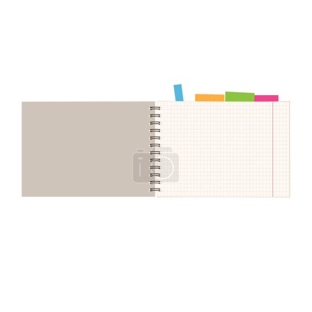 Illustration for Vector illustration of notebook - Royalty Free Image
