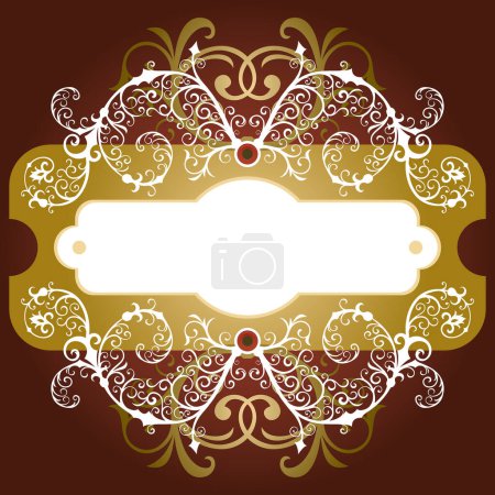 Illustration for Vector illustration of abstract floral background for design - Royalty Free Image