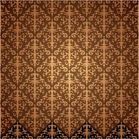 Illustration for Seamless pattern. vintage decorative elements - Royalty Free Image