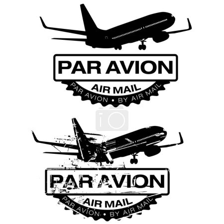 Illustration for Airplane logo design template. vector illustration. icon - Royalty Free Image