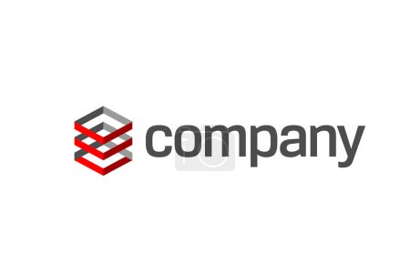 Illustration for Company logo design vector illustration - Royalty Free Image