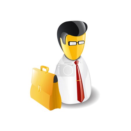 Illustration for Business businessman character. vector illustration. eps 1 0 - Royalty Free Image