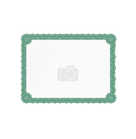 Illustration for Vector illustration of a frame on a white background - Royalty Free Image