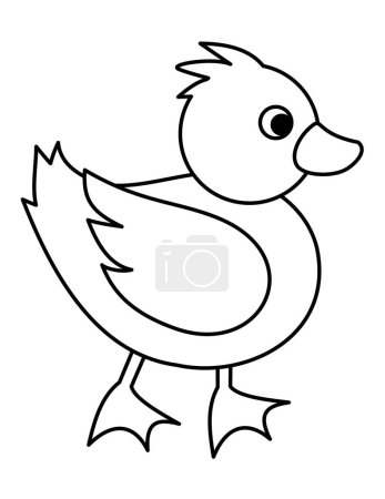 Illustration for Cartoon bird icon image - Royalty Free Image