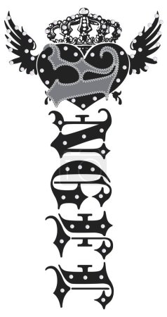 Ilustración de Ilustración vectorial del diseño del tatuaje - Imagen libre de derechos