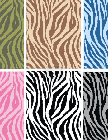 Illustration for Seamless pattern with zebra - Royalty Free Image