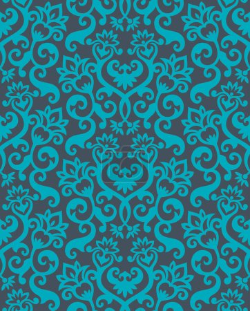 Illustration for Seamless abstract pattern for printing on cloth or paper. hand drawn background. - Royalty Free Image