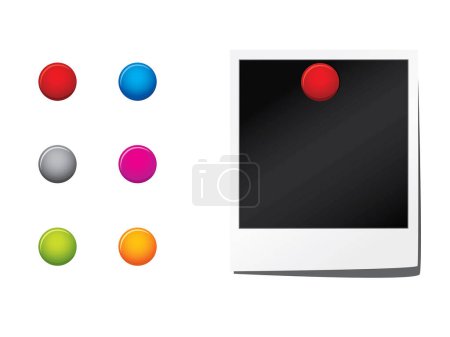 Illustration for Set of colorful circles, vector illustration simple design - Royalty Free Image