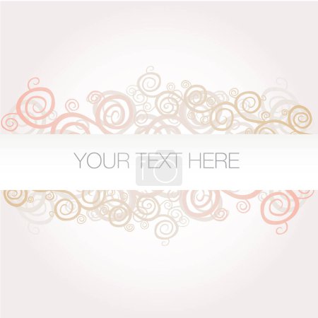 Illustration for Vector illustration of decorative abstract background - Royalty Free Image