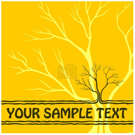 Ilustración de Ilustración abstracta vector de árbol - Imagen libre de derechos