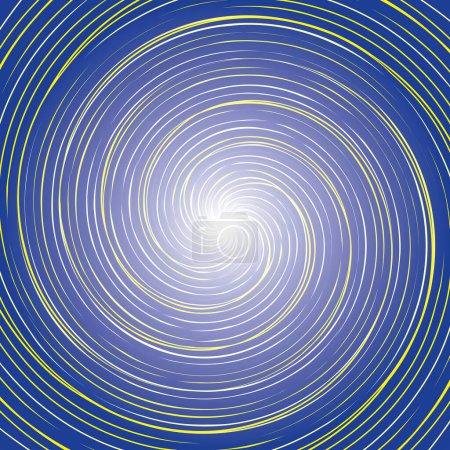 Téléchargez les illustrations : Abstrait fond spirale bleue - en licence libre de droit