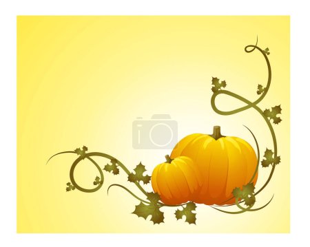 Illustration for Vector illustration of pumpkin - Royalty Free Image