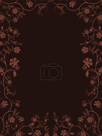 Illustration for Damask seamless pattern. vector illustration with floral ornament. - Royalty Free Image